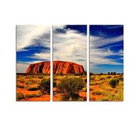 130 x 90 Cm-billigerLuxus uluru-parc australie jeu pierres rouges impression sur toile et châssis empire-fotobild