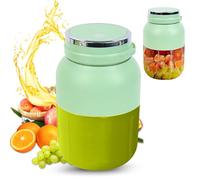 1300 ML Blender portable, Mixeur portable pour smoothie,Puissant Mixeur Smoothie avec Lames avec Couvercle de Voyage, Rechargeable par USB Juicer Machine pour Cuisine, Salle de Sport, Bureau (1300ML)