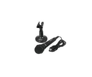 13000419 M de 22 USB Microphone dynamique Noir