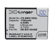 1300mAh Battery for Samsung Galaxy Star 2 Duos, Young 2, Young 2 Duos, Young II, SM-G130, SM-G130E, SM-G130H