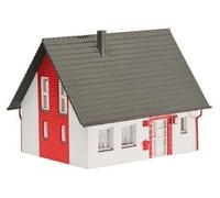 Faller 130315 Single-Family HouseHO Scale Building Kit, Red G