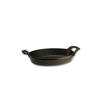 STAUB Plat à four ovale en fonte Staub 32 cm Noir