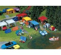130504 Faller Ho Paquet Rideaux De Camping Échelle 1:87