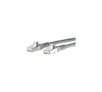 Metz Connect Câble patch RJ45 1308451533-E Cat6a S/FTP 1,5 m Gris avec cliquet d'encastrement