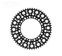 130BCD Disque d'engrenage pour vélos pliables Changement fluide (56T-Noir)