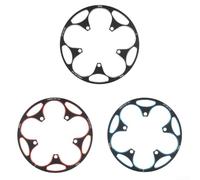 130BCD Protection de chaîne pour manivelle de vélo de route pour une protection avec profil élégant et ajustement fiable pour les tailles de pignon 50T 54T 56T 60T (50T-54T Noir)