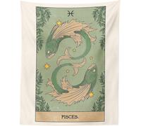 130cm x 150cm Tapisserie des signes du zodiaque, 12 constellations, tapisserie, astrologie, sorcellerie, tapisserie, tapisserie pour chambre à coucher