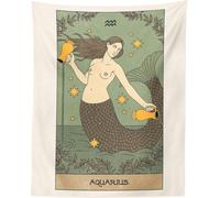 130cm x 150cm Tapisserie des signes du zodiaque, 12 constellations, tapisserie, astrologie, sorcellerie, tapisserie, tapisserie pour chambre à coucher