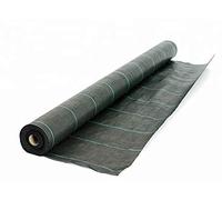 130g/m2 Toile Bache de paillage tissée Anti-Mauvaises Herbes Largeur 5,15m Longueur 5m