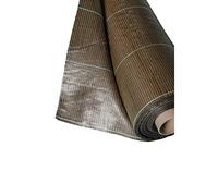 130g/m2 Toile Bache de paillage tissée Marron Anti-Mauvaises Herbes Largeur 3,3m Longueur 50m