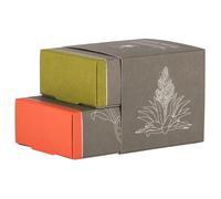 Mühle Duo de savon à raser Aloe vera & menthe pamplemousse – végétalien – 2 x 65 g
