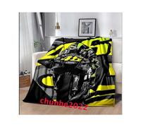 (130m x 150cm,#11)Valentino Rossi 46 Motorcycle Racing Blanket Throw Bed Sofa Warm Soft Blanket UK