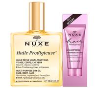 Nuxe Huile Prodigieuse 100ml + Hair Prodigieux Le Shampoing Brillance Miroir 30ml
