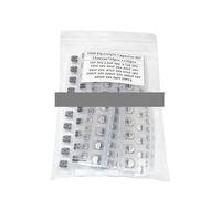 130PCS/LOT 1uF-220uF SMD Aluminum Electrolytic Capacitor Assorted Kit Set, 13Values*10PCS=130PCS Samples Kit NWPNLXEA