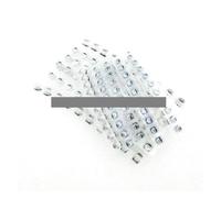 130Pcs/Lot 8 values 4.7uF-330uF 25V SMD Aluminum Electrolytic Capacitor Assorted Kit Set Samples Kit NWPNLXEA