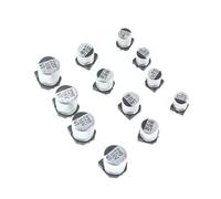 130pcs/lot SMD Aluminum Electrolytic Capacitor Kit 13 Values 1UF-220UF Set of capacitors Assorted 16V 25V 50V 4.7UF 10UF 22UF AUOQKQUT
