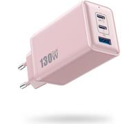 130w Chargeur Usb C, 3 Ports Pd Qc Chargeur Rapide Avec Gan Iii Tech, 65w Chargeur Laptop Compatible Avec Macbook Pro/Air, Thinkpad, Dell Xps, Ipad Pro, Iphone 16/15/14, Galaxy S23/S22,Steam[Z298]