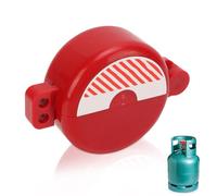 130x92x46mm/5,1x3,6x1,8po Dispositif de verrouillage de vanne, serrure de vanne à guillotine rotative serrure réservoir gaz propane industriel de haute sécurité pour l'extérieur industriel