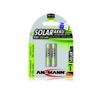 [1311-0001] ANSMANN Blister de 2 piles rechargeables NiMH SOLAR, AAA, 550 mAh