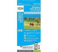 IGN - Valognes / Sainte Mère L'Eglise / Utah Beach - Carte topographique - Taille unique