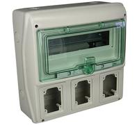 13155 Schneider Electric Kaedra Coffret pour Prises, 13 Modules, 3 Ouvertures, 63 A, 23W, 340 mm Largeur, 335 mm Hauteur, 160 mm Profondeur