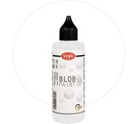 Viva Decor - Blob Paint (Blanc, 90ml) Peinture prête à l'emploi pour Blob Painting/Dot Painting Art - Formation de Points en 3D sur Tableau, Mandala ect… Fabrication Allemande