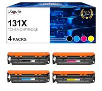 131X 131A Toner Compatible pour Toner HP 131X CF210X 131A CF210A pour HP Laserjet Pro 200 Color M251nw M251n, Laserjet Pro 200 Color MFP M276nw M276n pour CF211A CF212A CF213A (4 Pack)