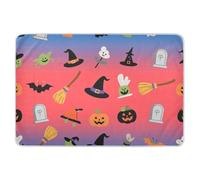 132 x 86,4 cm (L x l) pour Halloween, motif citrouille, sorcière, alèses de lit extra larges réutilisables imperméables et lavables pour berceau, doublure antidérapante pour enfants