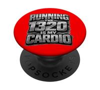 1320 Drag Racing Dragstrip 1/4 Quart de Mile Grudge Racer PopSockets PopGrip Adhésif