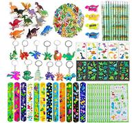 132PCS Anniversaire Dinosaure Cadeau Invites Garcon,Remplissage Pinata Garcon,Petit Jouet pour pochette surprise anniversaire Carnaval de Noël,Dinosaure Jouet de calendrier de l'avent de noël Enfant