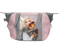 13321 Topmodel My Bff - Sac De Sport Rose Et Gris, Avec Motif De Mannequin Et Paillettes, Sac Avec Forme Ajustable Pour Plus De Place