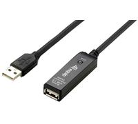 [133311] equip Câble de rallonge USB 2.0, 15,0 m, noir