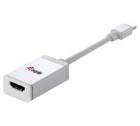 [133434] equip Adaptateur HDMI-Mini DisplayPort, fiche femelle, blanc
