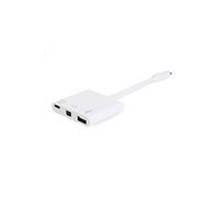 133463 usb 3.0 (3.1 gen 1) type-c blanc hub & concentrateur