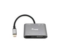 Equip 133483 Equip Adapter 5in1 USB-C->HDMI,VGA/USB3.0,PD,AUX,4K60Hz 0.15