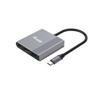 133488 adaptateur graphique USB 3840 x 2160 pixels Noir, Gris