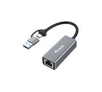 Equip Adaptateur réseau USB-C 133495 – 2,5 Gigabit Ethernet (USB-C+A)