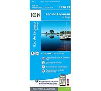 Carte de randonnée IGN TOP 25 n° 1336 ET - Lac de Lacanau & Le Porge