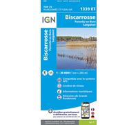 1339et biscarrosse parentis en born sanguinet Échelle 1 : 25 000 - Collectif - Ign Institut Geographique National - broché - Atlas / carte