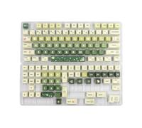 133Keys XDA Profile PBT Keycaps DyeSubbed Light Green Theme Mechanical Keycap