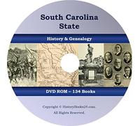 134 South Carolina State Books - Ultimate Collection - Histoire et généalogie - CD/DVD