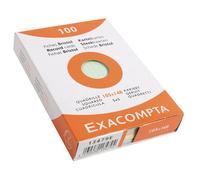 Exacompta - Fiches bristol A6 - Quadrillé - Couleurs assorties - Étui 100