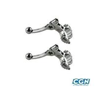 13496092/Levier Decompresseur/Starter Cyclo Import Parts Bike Chrome Metal (X2)