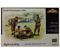 135 British Paratroopers, Wwii - Operation Market Garden 1944 Rigid Landing - 4 Figures