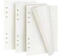 135 Feuilles A5 Recharge Papier Pointillé 6 Trous Vierge Feuillets Mobiles Pour Agenda A5 Bullet Journals Diary Carnets De Voyage (8,26 X 5,59 Pouces)