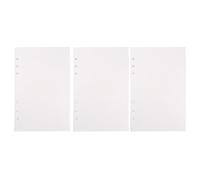 135 Feuilles Recharges de Papier A5, Cahier Pointillé Blanc | Papier Lisse pour Stylo Plume et Bille, Dessin et Notes à Maison Bureau