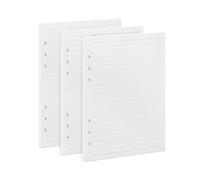 135 Feuilles Volantes Lignées A5 - Papier 100g/m² - Recharge pour Classeur 6 Anneaux - Agenda, Carnet, Filofax A5