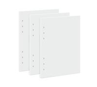 135 Feuilles Volantes Vierges A5 - Papier Épais 100g/m² - Recharge pour Classeur 6 Anneaux - Carnet Croquis, Agenda, Filofax