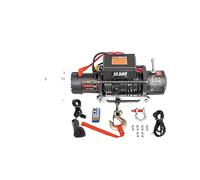 13500 LBS 12V treuil électrique 27M/92FT corde de remorquage synthétique levage Treuils palan for 4X4 voiture remorque ATV camion hors route bateau