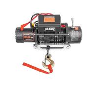 13500 LBS Treuil Électrique 12V 6120KG 13500LBS For 4X4 92FT Cordes De Remorque Synthétiques Sangle Remorquage